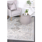 Eliza Beige Grey Medallion Transitional Rug