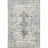 Eliza Beige Grey Medallion Transitional Rug