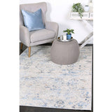 Eliza Blue Grey Vintage Transitional Rug