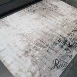 Contemporary Beige Grey Abstract Pattern Rug