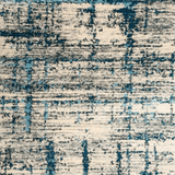 Iris Blue Grey Abstract Rug