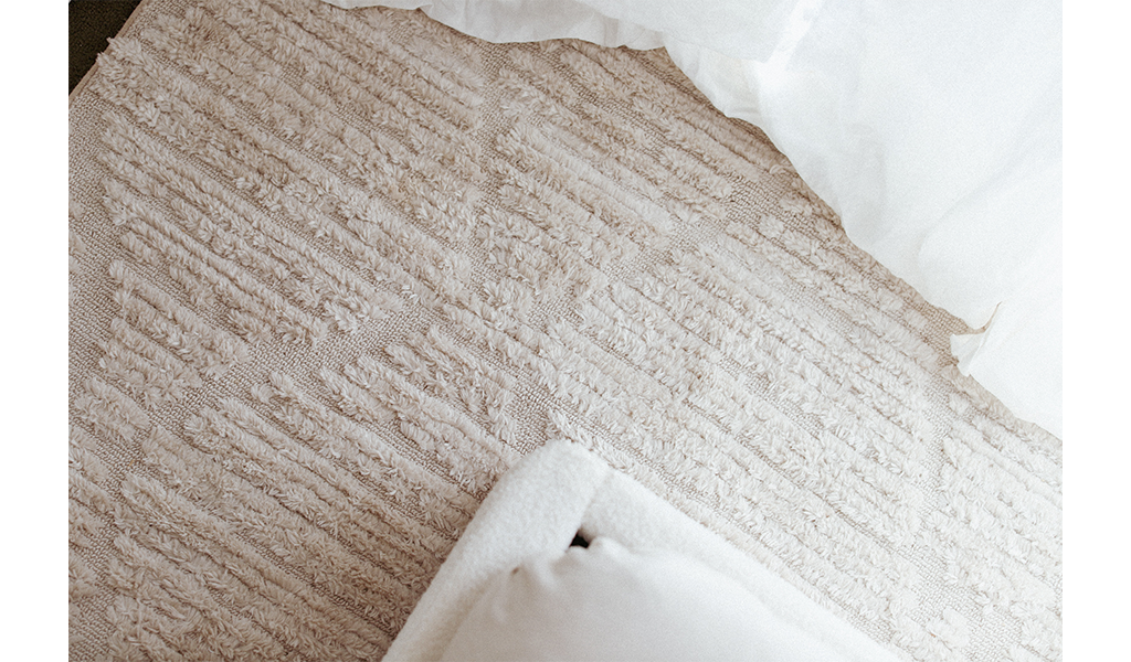 Alfie Ivory Diamond Textured Rug – The Rug Lady