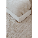 Alfie Ivory Diamond Textured Rug