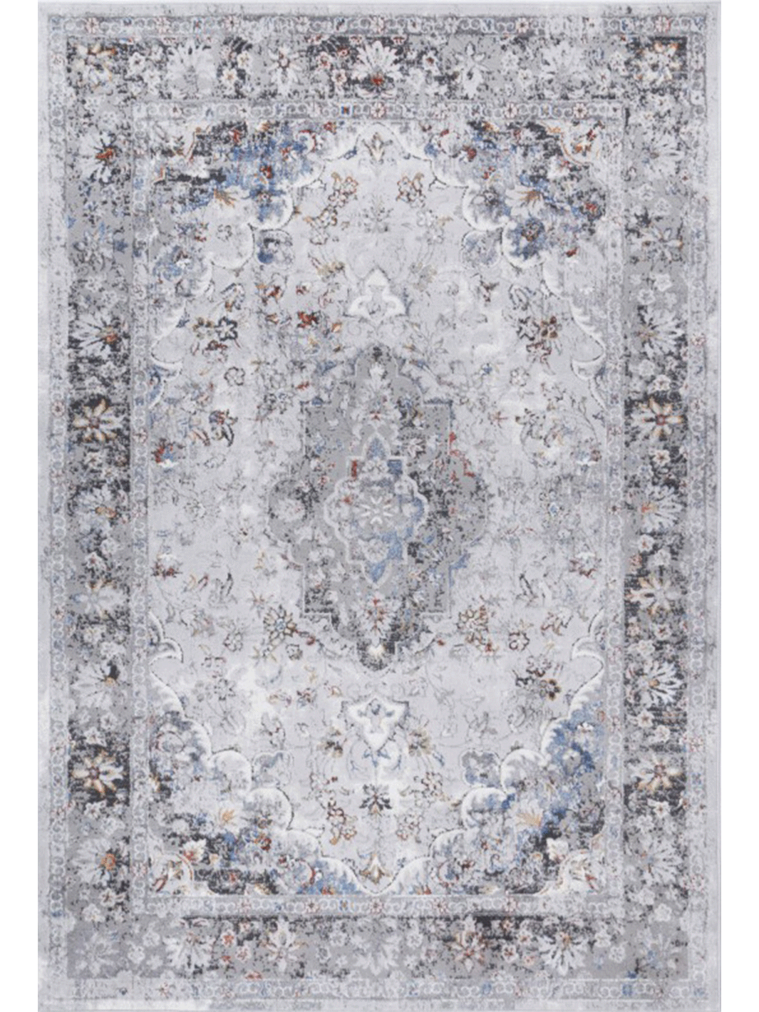 Polly Multicolour Vintage Medallion Rug