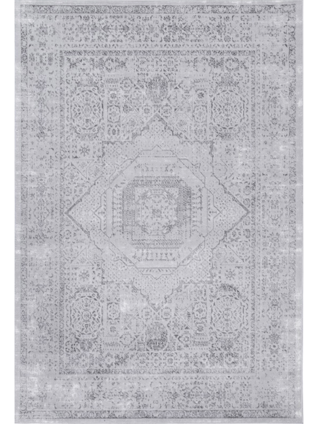 Polly Grey Medallion Rug