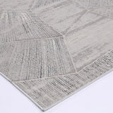 Polly Grey Ivory Geometric Tiled Rug