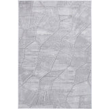 Polly Grey Ivory Geometric Tiled Rug