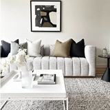 Essence Scandinavian Grey Felted Wool Rug