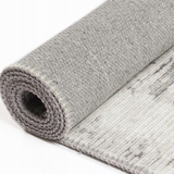 Vivien White Grey Vintage Abstract Rug